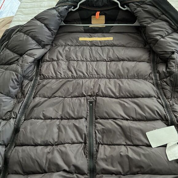 Parajumpers Womens‎ Down Filled Parka Jacket Size Small Hooded Black Full Zip - Picture 15 of 16